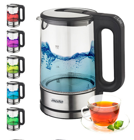 Електрочайник Mesko MS-1301 1.7 л чорний Киев - изображение 1