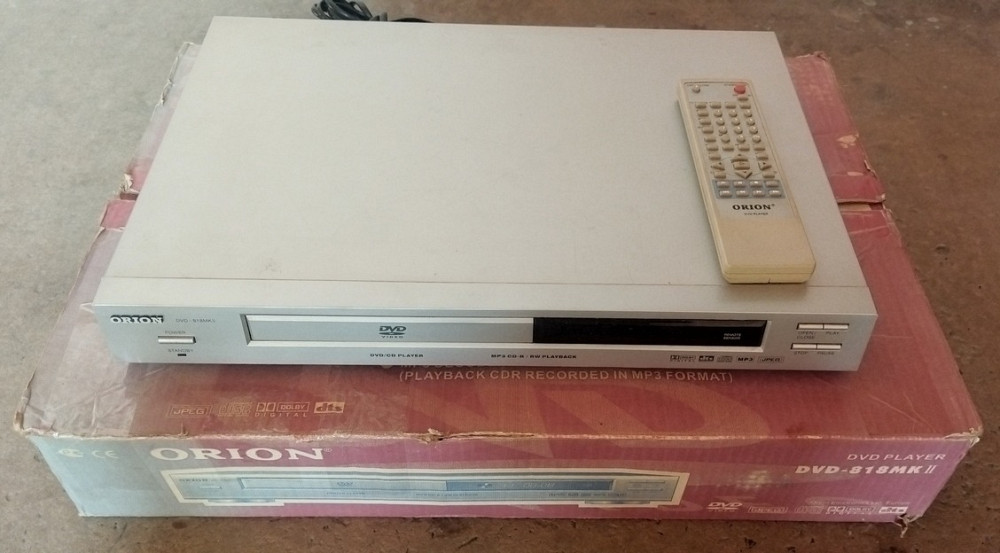 DVD-плеєр Orion DVD-818MK II(на запчастини)+дистанційний пульт Львів - зображення 1