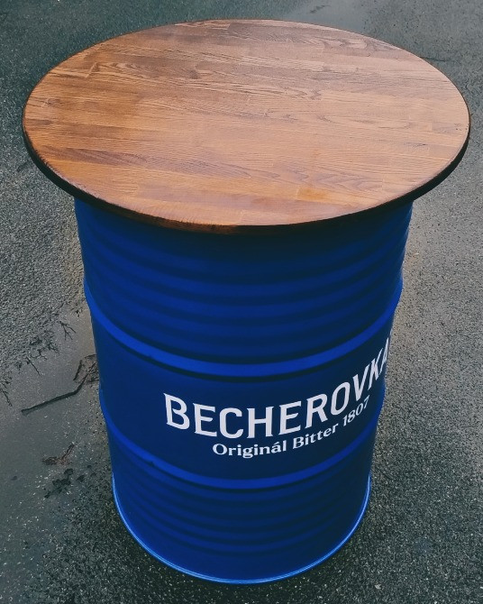 Стол из бочки с вашим логотипом | Рекламная бочка | Уличные столы Київ - зображення 7