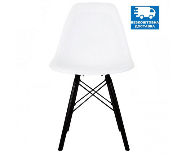 Стілець Тауер Вуд пластиковий білий колір Дніпро - зображення 1