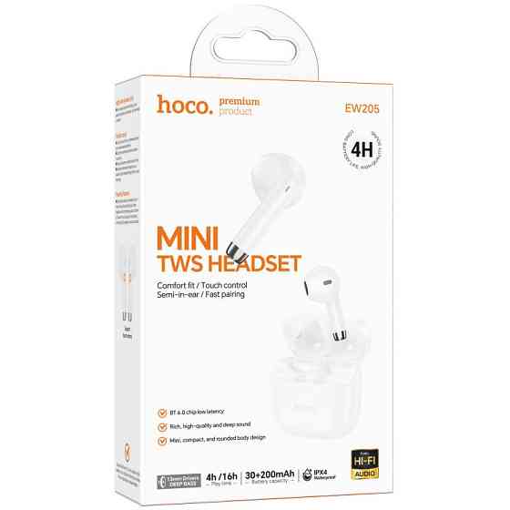 Беспроводные TWS наушники Hoco EW205 Peaceful Херсон