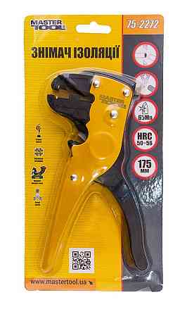 Съемник изоляции автоматический MASTERTOOL 0.2-5.5 мм² Mn65 75-2272 Харків