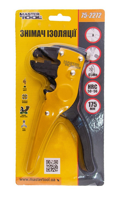 Съемник изоляции автоматический MASTERTOOL 0.2-5.5 мм² Mn65 75-2272 Харків - зображення 2