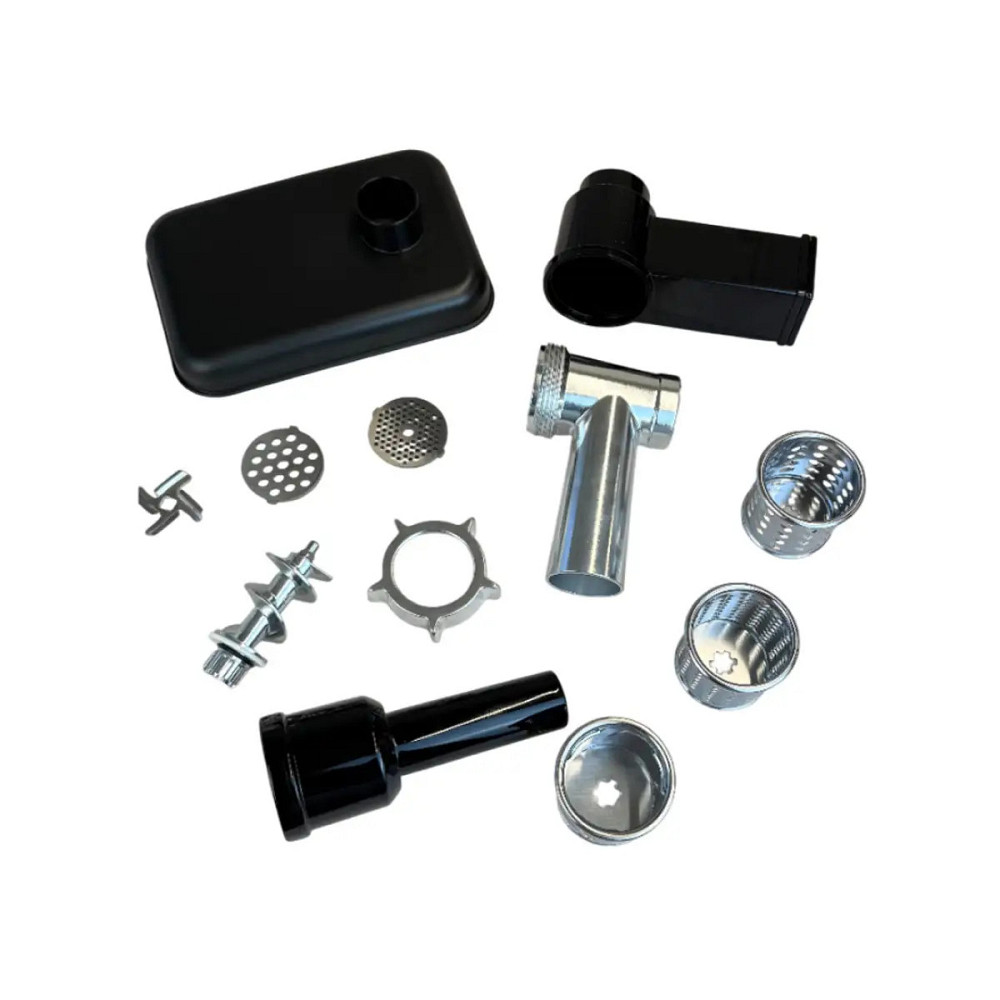 Мясорубка электрическая Grunhelm AMG181SS 1800 Вт серая Київ - зображення 8