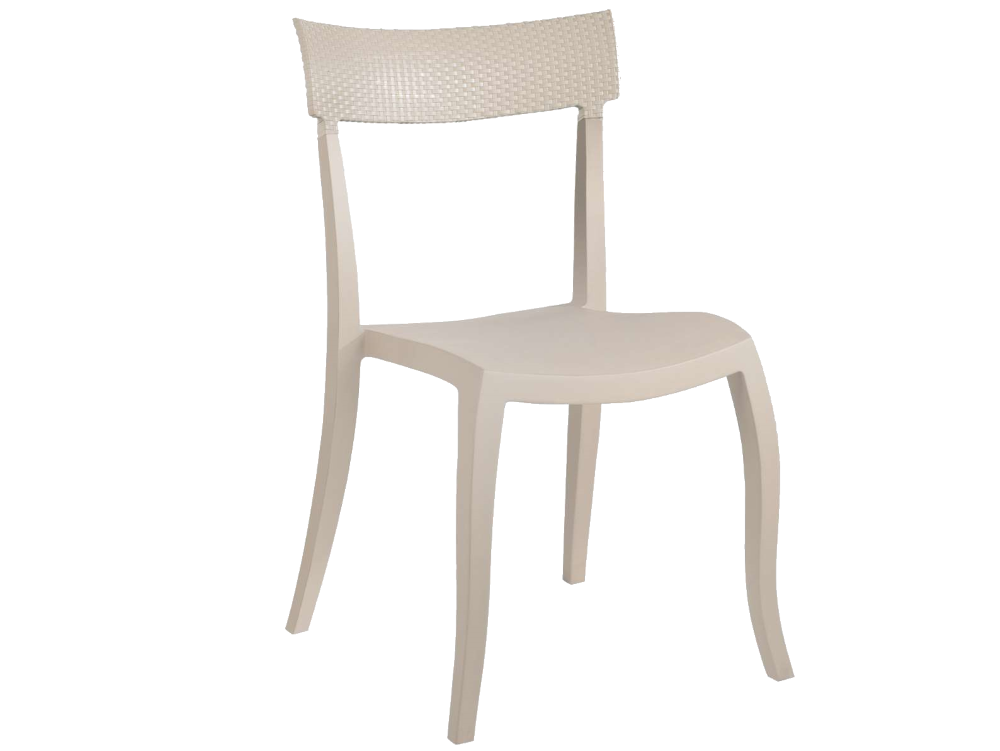 Стул Papatya Hera-SP RATTAN песочно-бежевый Київ - зображення 1