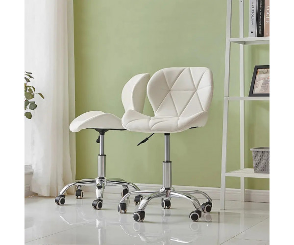 Крісло Стар Нью на колесах біле Дніпро - зображення 4