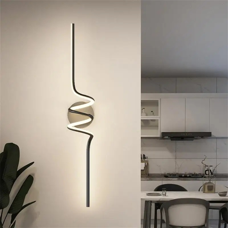 Бра настінна LED WM28/600-k Чорний 16х13х60 см. Київ - зображення 1