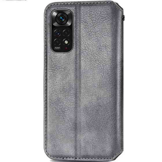 Кожаный чехол-книжка GETMAN Cubic (PU) для Xiaomi Redmi Note 11 (Global) / Note 11S Херсон