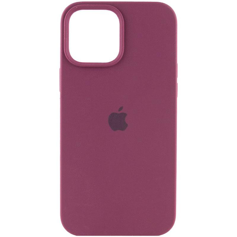 Чехол Silicone Case (AA) Logo with MagSafe для Apple iPhone 14 Pro (6.1") Херсон - зображення 1