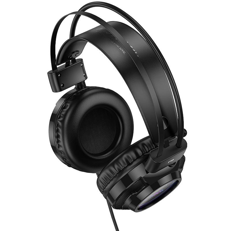 Уценка Накладные наушники Hoco W110 Resource (USB+3.5mm/2m) Херсон - зображення 3