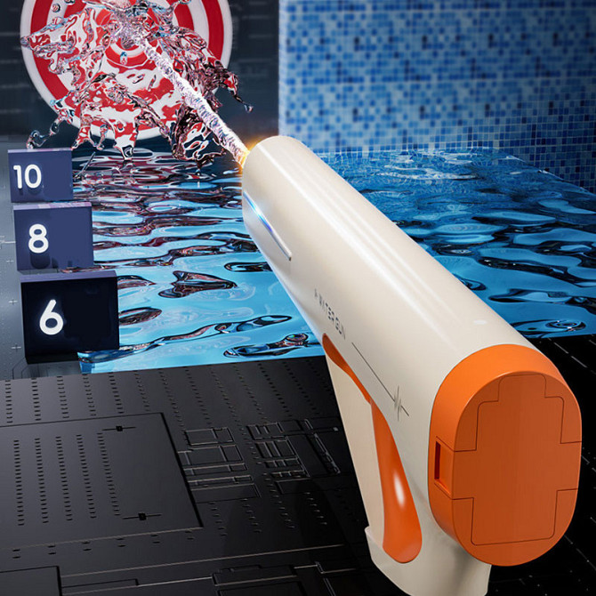 Водный аккумуляторный автомат Water Gun 185-66 (400ml) with lithium battery Херсон - изображение 3