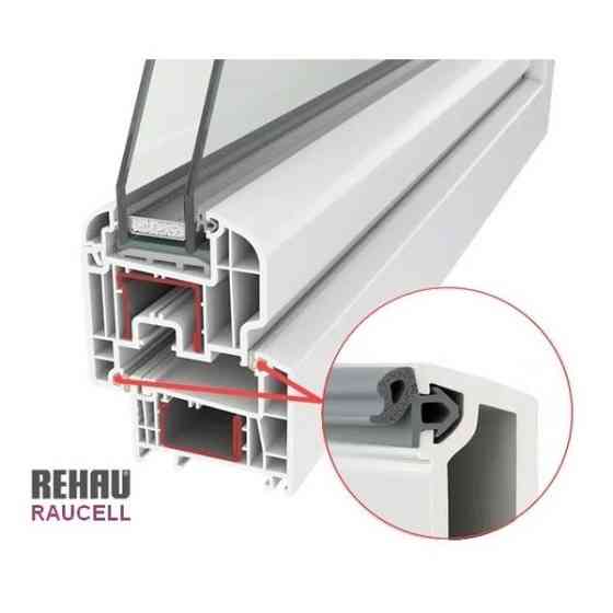 Ущільнювальна гума притвору Rehau EPDM Оригінал чорна Київ