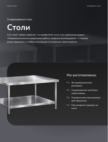 Професійні меблі з нержавіючої сталі для кухонь Тернополь - изображение 7