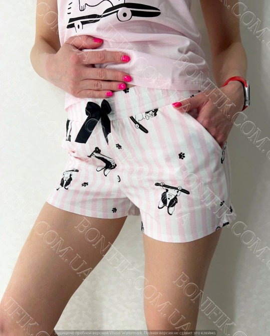 Комплект женской пижамы (майка и шорты) "Roksana" (12276) (арт. 1637) Кривий Ріг - зображення 5