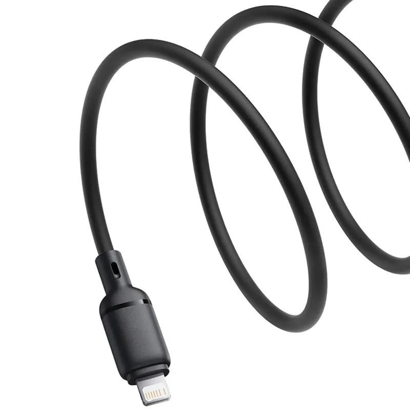 Дата кабель Baseus Foamed Silicone USB to Lightning 2.4A (1m) (E04269) Херсон - изображение 5