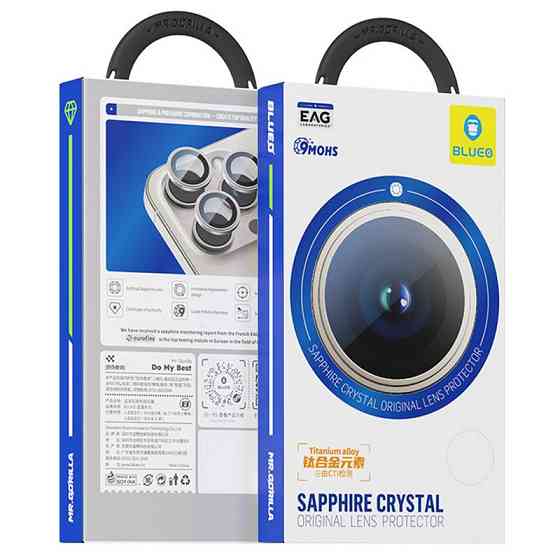 Защитное стекло BlueO Sapphire на камеру для Apple iPhone 17 Pro / 17 Pro Max Херсон