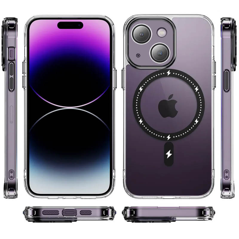 Чехол TPU+PC Colorful with Magnetic Fit для Apple iPhone 14 (6.1") Херсон - изображение 2