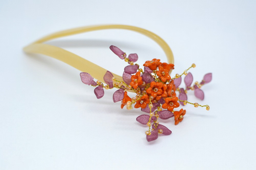 HandMade Декоративна квіткова шпилька в волосся 11, 5см, Ровно - изображение 2