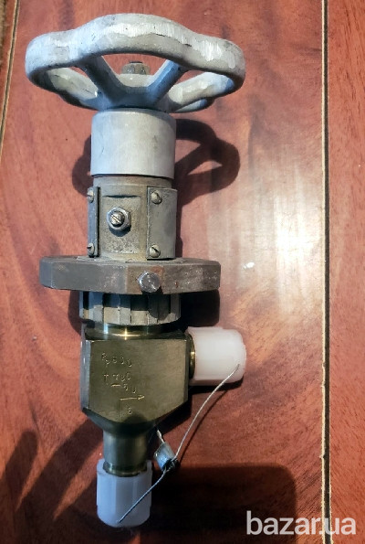 Вентиль угловой криогенный Ру630 Ду6 Полтава - изображение 1