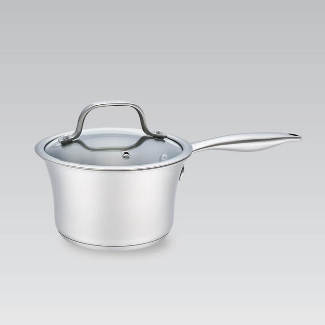 Ківш із кришкою Maestro MR-3505-16S 1.25 л 16х9,5 см Київ - зображення 1
