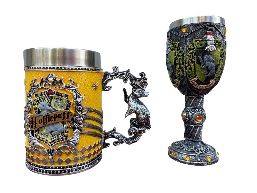 Подарочный набор Кружка и Бокал 3D Harry Potter Hufflepuff Київ - зображення 2