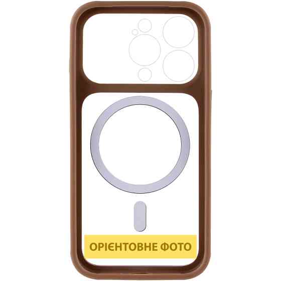 Чехол TPU+PC GETMAN Moon Clear with MagSafe для Apple iPhone 13 Pro (6.1") Херсон