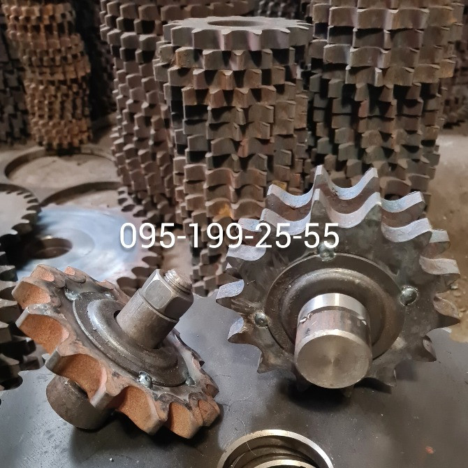 Зірочка натяжна z-14 (подвійна) ПРТ-10; зірочка натяжна z-14 (одинарна) ПРТ-10 Днепр - изображение 2