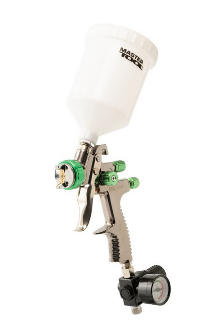 Краскопульт пневматический MASTERTOOL LVLP ВПЛБ 600 мл Ø1,3 мм круглый/плоский факел 125-170 л/мин 1 Харків - зображення 1