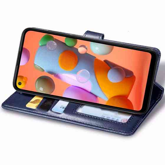 Кожаный чехол-книжка GETMAN Gallant (PU) для Samsung Galaxy A11 Херсон