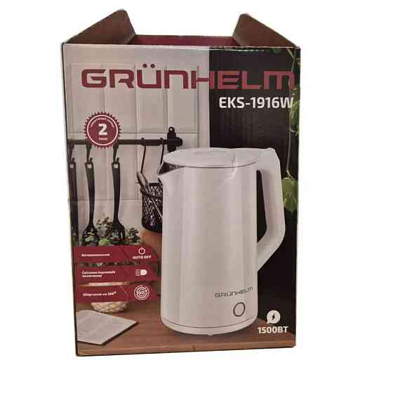 Электрочайник Grunhelm EKS-1916W 1.8 л белый Київ