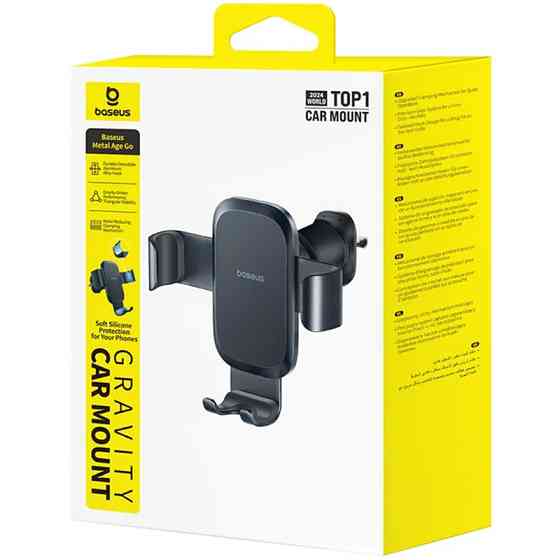 Автодержатель Baseus Metal Age Go Gravity Car Mount (C4047870) Херсон