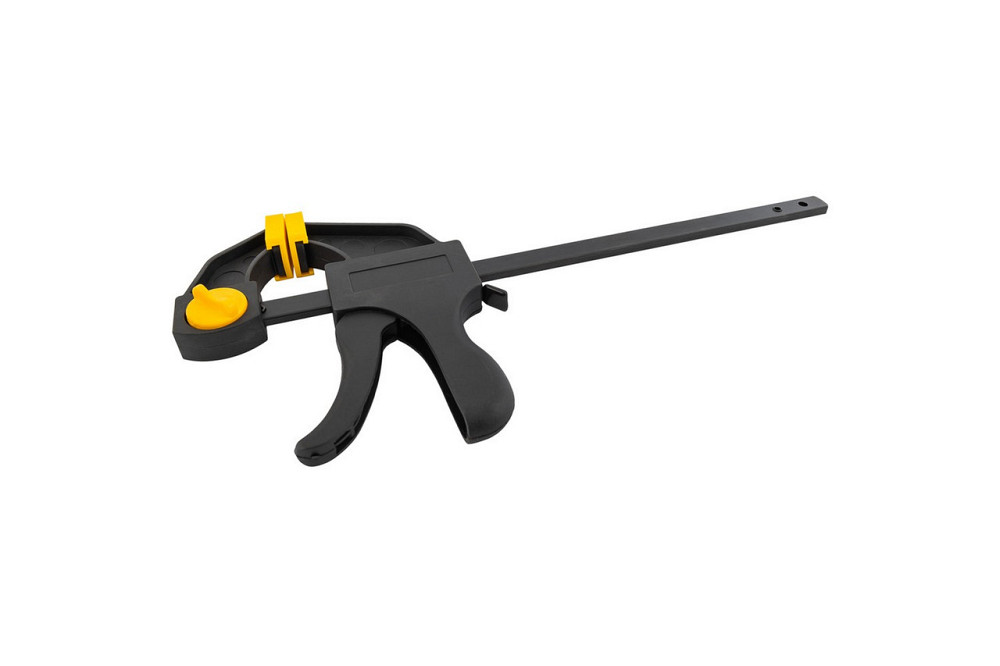 Струбцина столярная MASTERTOOL F-Type автоматическая 200х60 мм 800 Н 07-0401 Харків - зображення 1