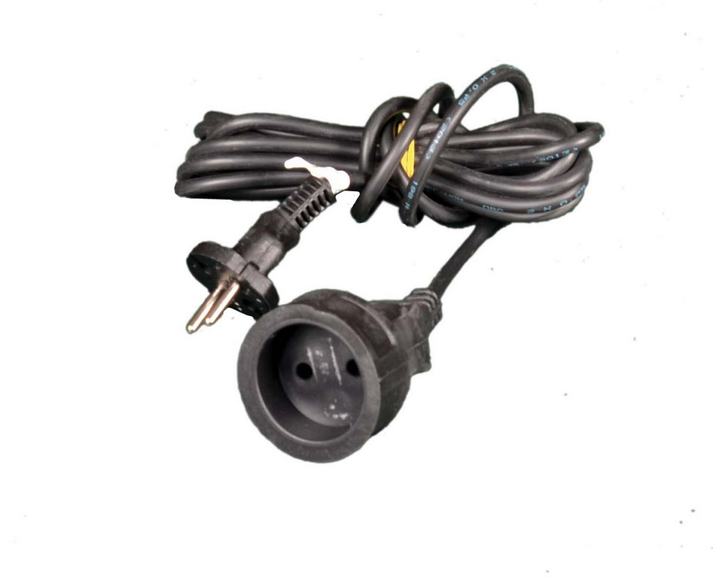 Удлинитель одноместный ЛЕМИРА У6-002 ПВС 2х0.75 мм² 3 м 1.6 кВт 94-0010 Харьков - изображение 1