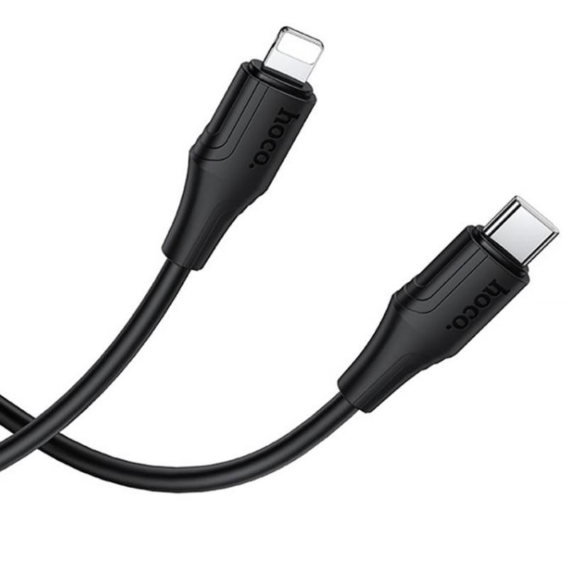 Дата кабель Hoco X124 Bien silicone Type-C to Lightning 27W (1m) Херсон - изображение 2