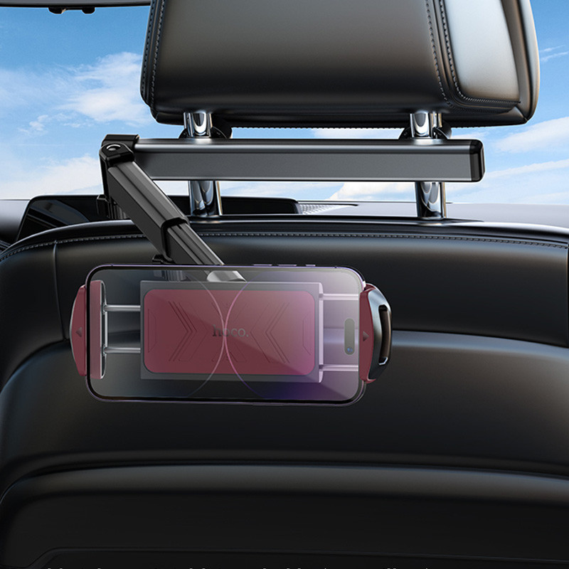 Автодержатель Hoco H69 Gamble telescopic на подголовник Херсон - изображение 7