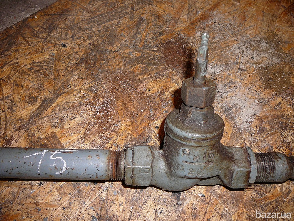 вентиль запорный проходной муфтовый 15кч33п Ду25 Ру16 Полтава - изображение 1