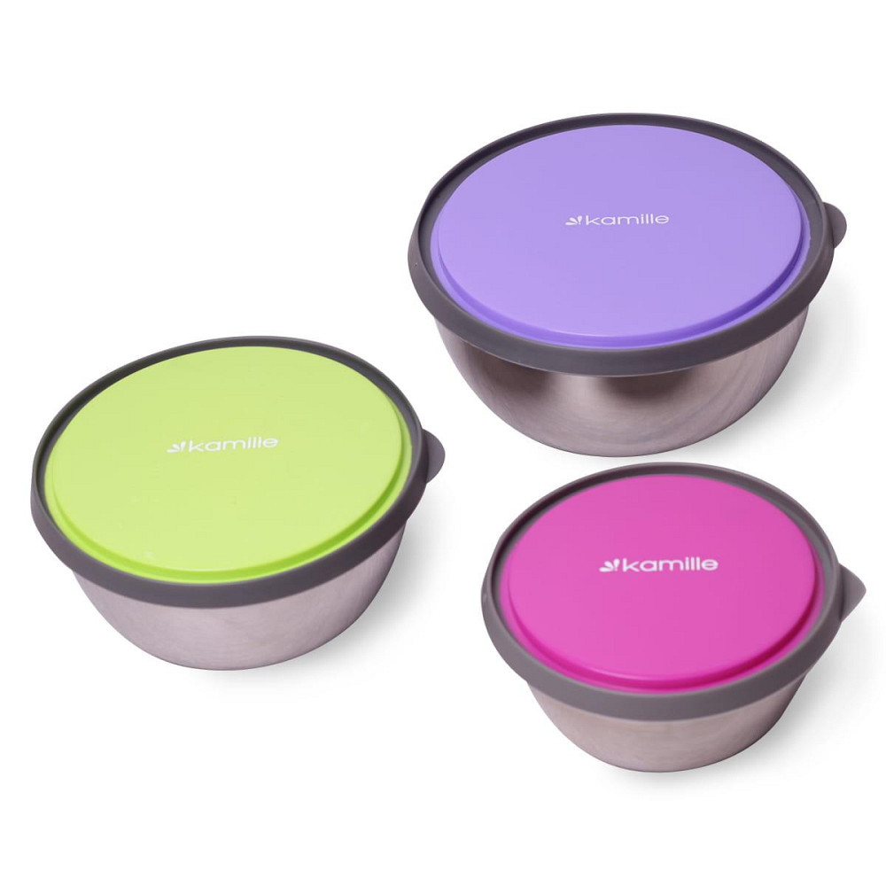 Набор емкостей для хранения продуктов Kamille 3 шт KM 2111 Одесса - изображение 5