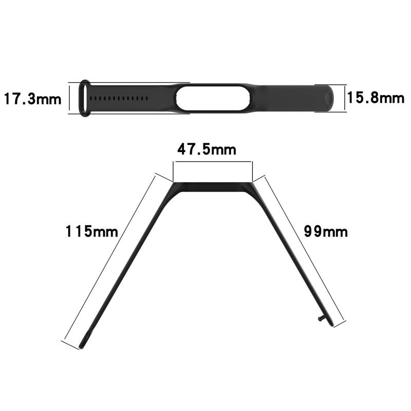 Силиконовый ремешок для Xiaomi Mi Band 7/6/5 Херсон - зображення 3