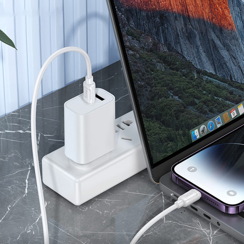 Дата кабель Hoco X115 Surpass Type-C to Lightning 27W (1m) Херсон - изображение 4