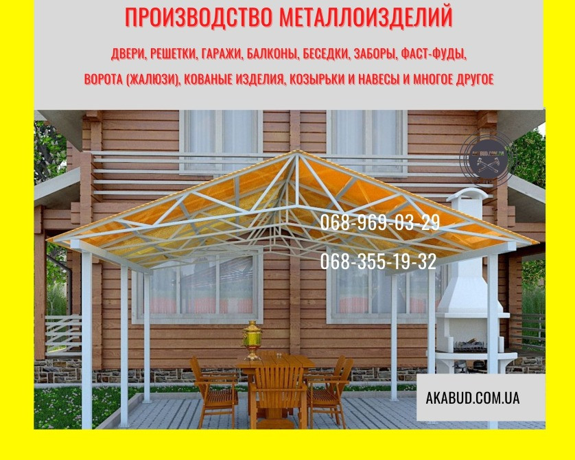 Еврозаборы, ЖБИ изделия, ворота, навесы – всё для прочного и стильного ограждения Кривой Рог - изображение 3