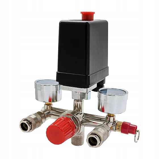 Блок автоматики компрессора прессостат 220В c 1 выходом в сборе AIRKRAFT SP038-W Харків