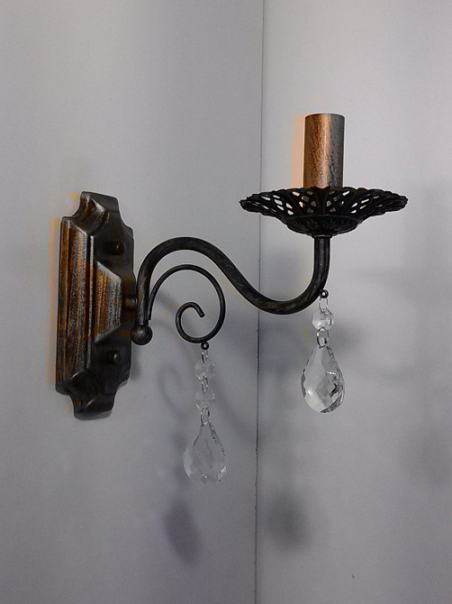 Бра настінна 6216/1 Коричневий 23х11х23 см. Київ - зображення 1