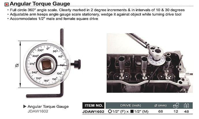 Шкала доворотная TOPTUL JDAW1602 Харків - зображення 2