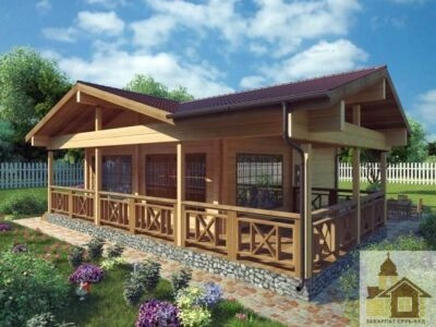 Купити зруб лазні під ключ Одеса з терасою Одеса - зображення 4