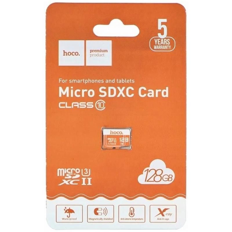 Карта памяти Hoco microSDXC Class 10 - 128GB (без адаптера) Херсон - изображение 2