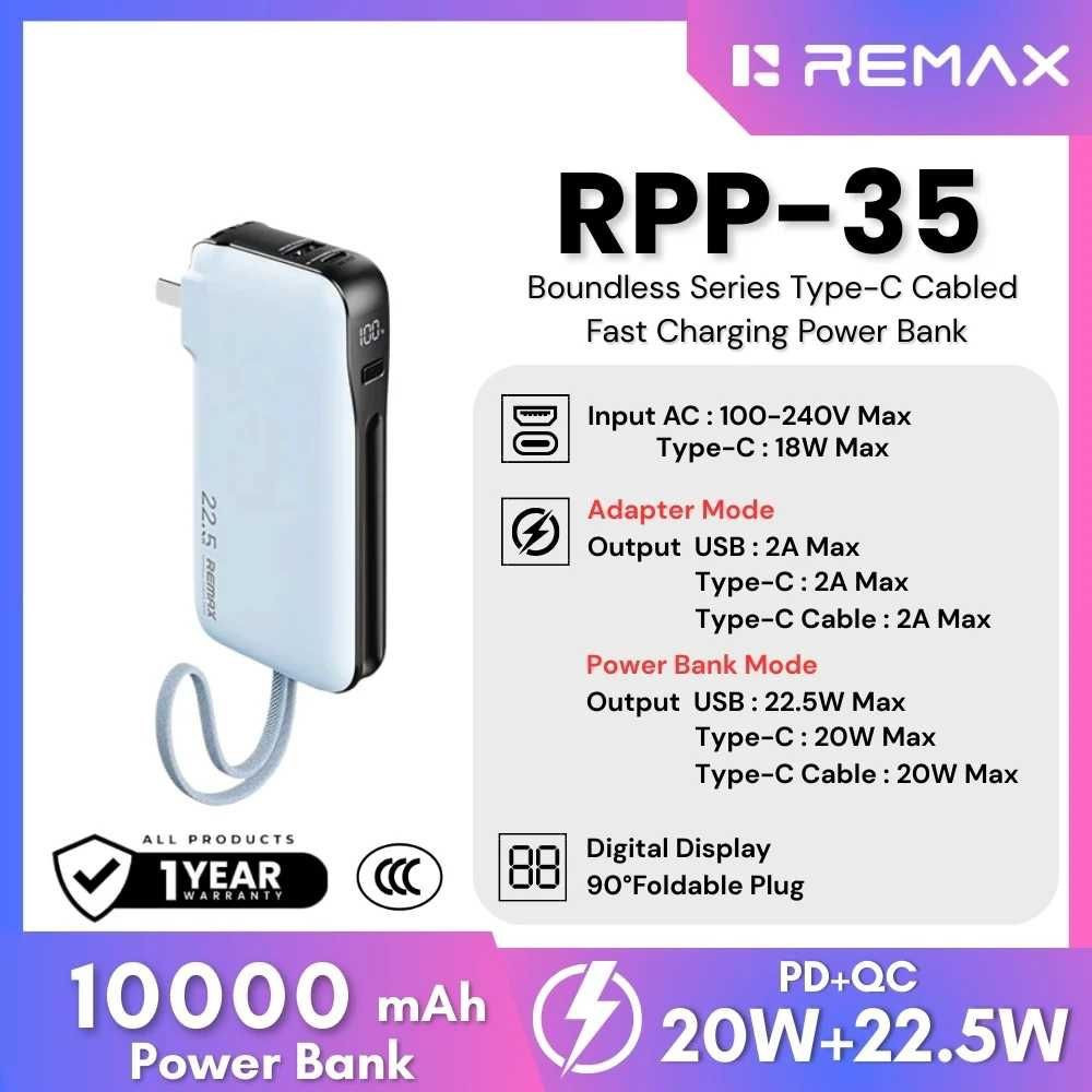 Павербанки Remax, Veger, Q9 Plus (10000 / 20000 / 30000 mAh) Нові Черновцы - изображение 5