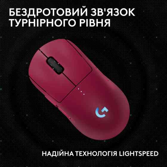 Мышь компьютерная безпроводная Logitech PRO 2 Lightspeed Magenta L910-007309 розовая Киев