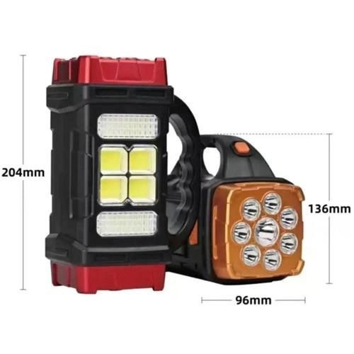 Ліхтар кемпінговий з сонячною панеллю та повербанком HB-1678 Луцк - изображение 1