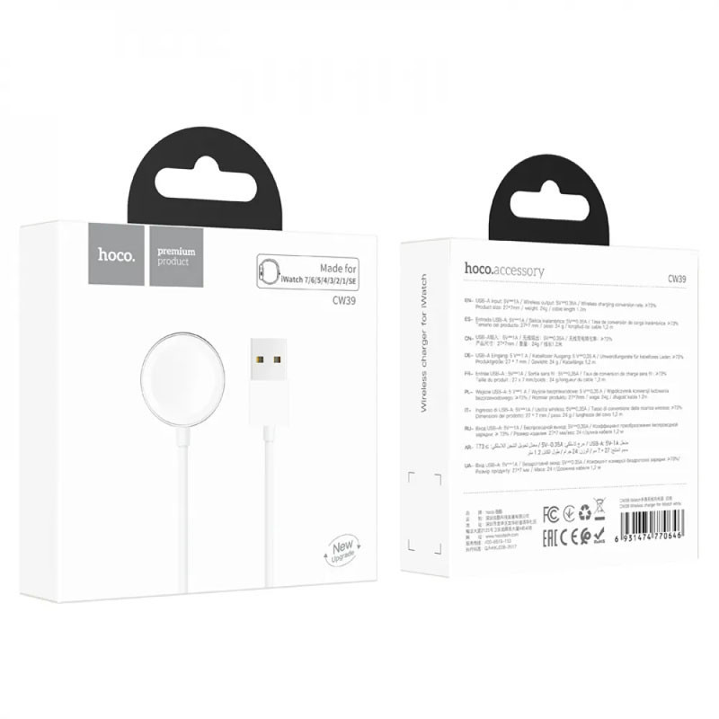 БЗУ Hoco CW39 Wireless charger for iWatch (USB) Херсон - изображение 6