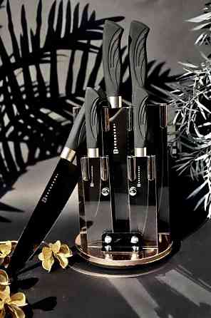 Набір ножів Edenberg EB-11006-Black 6 предметів чорний Київ